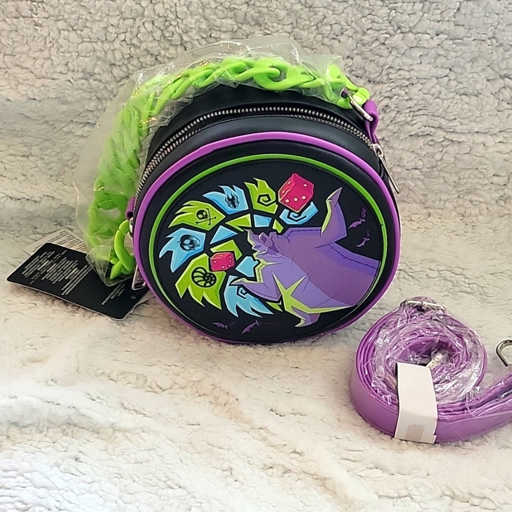Disney Parks Loungefly Nightmare Before Christmas GLOW in Dark Cross Body Bag